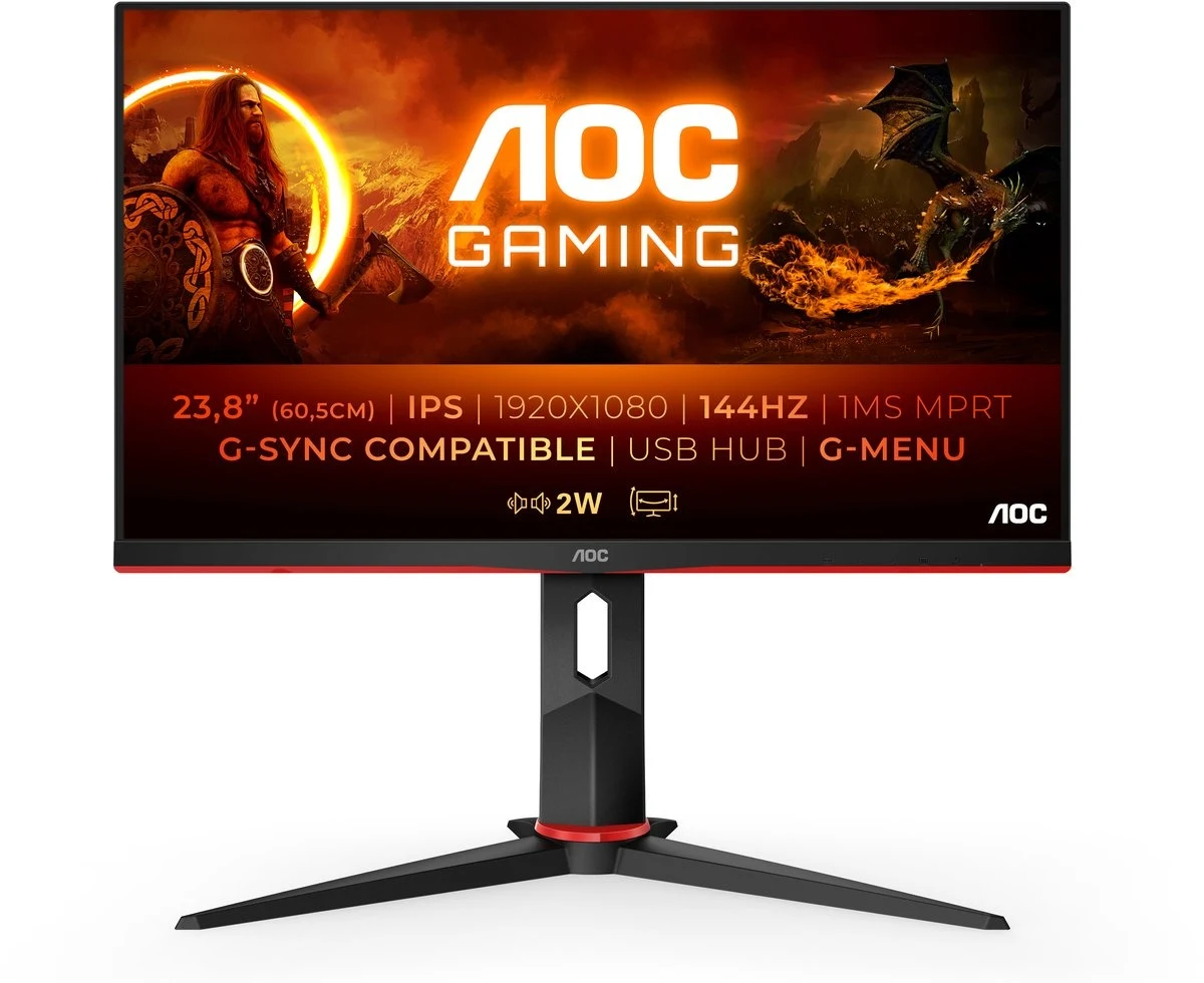 24G2U/BK | 1080P -  144hz - 4 ms - IPS - 24 inch