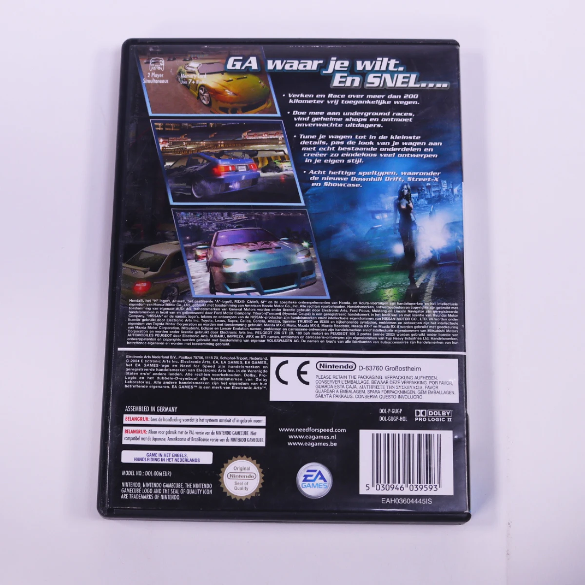 GameCube - Need for Speed: Underground 2 - productfoto 2
