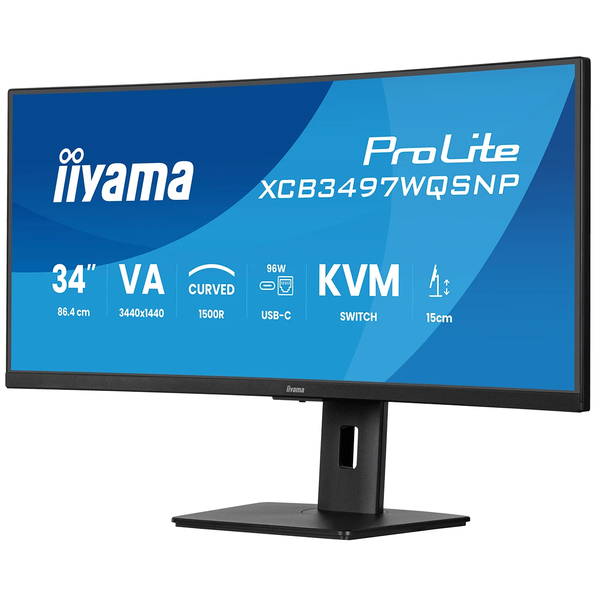 ProLite XCB3497WQSNP-B1 | WQHD - 120hz - 0,4ms - VA - Curved - 34 inch