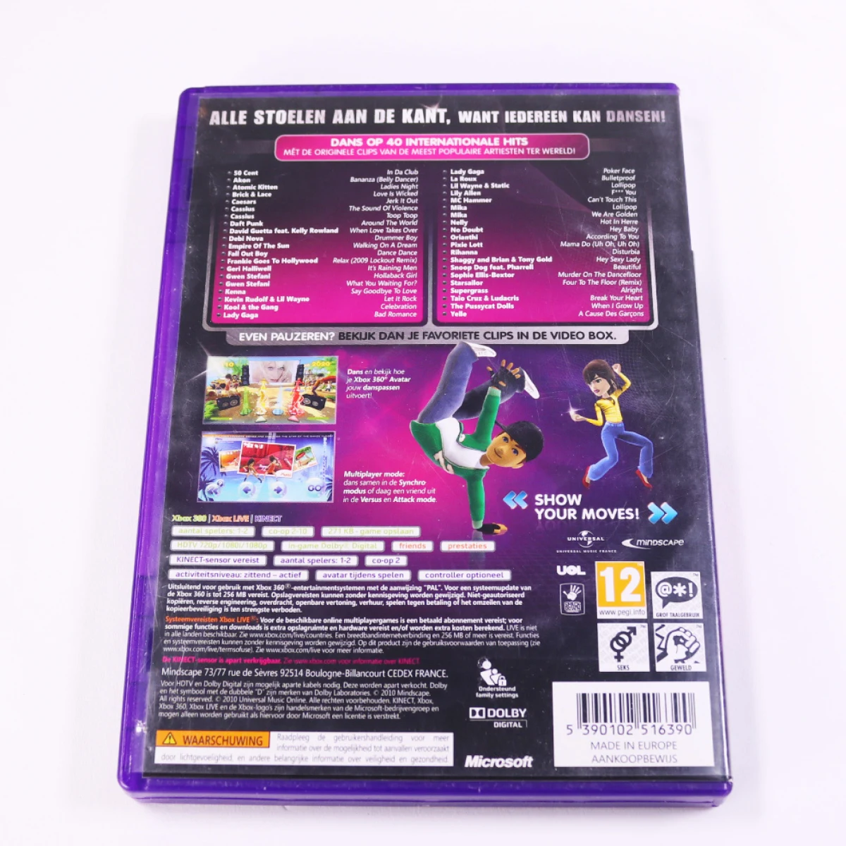 Xbox 360 - Dance Paradise - productfoto 3
