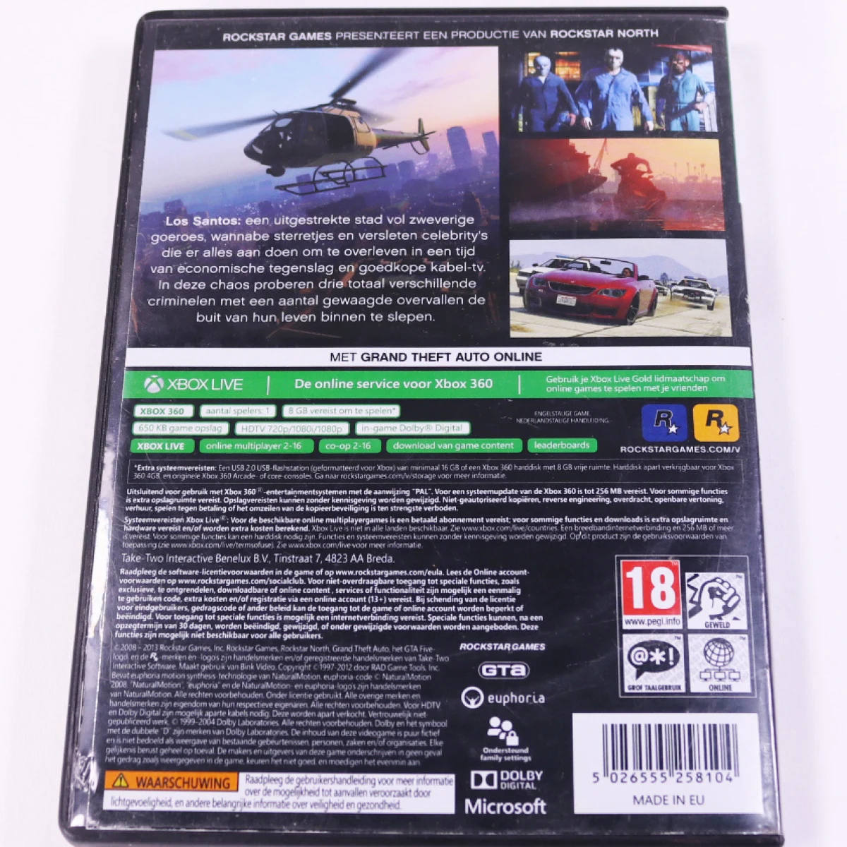 Xbox 360 - Grand Theft Auto V [No Manual] - productfoto 4