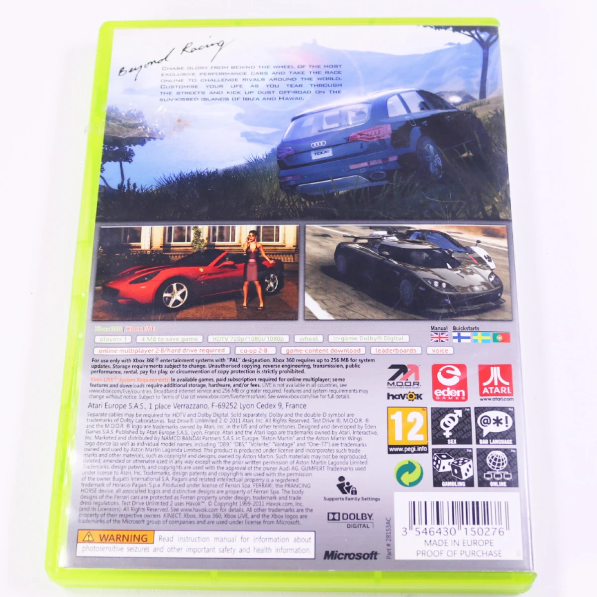 Xbox 360 - Test Drive Unlimited 2 - productfoto 3