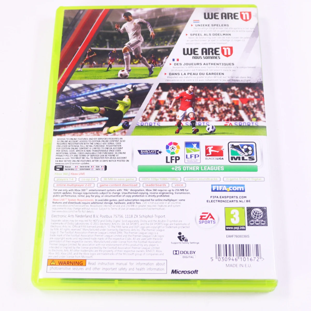 Xbox 360 - FIFA 11 - EA Sports - productfoto 3