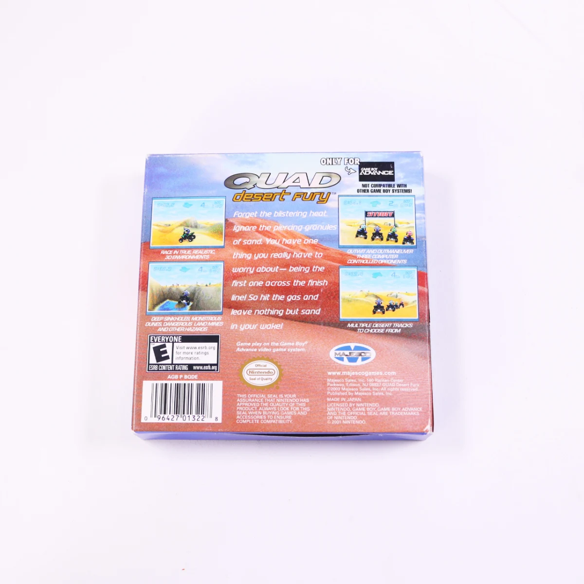 Game Boy Advance - Quad Desert Fury - USA - Boxed CIB - Skyworks Technologies - productfoto 2