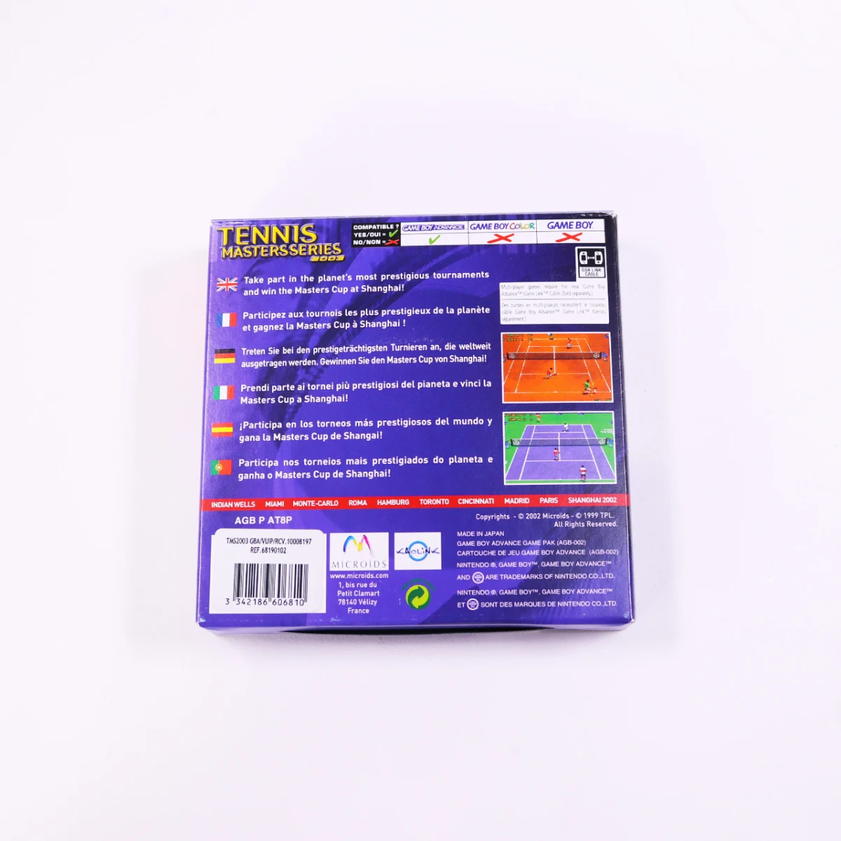 Game Boy Advance - Tennis Masters Series 2003 - Boxed CIB - productfoto 2