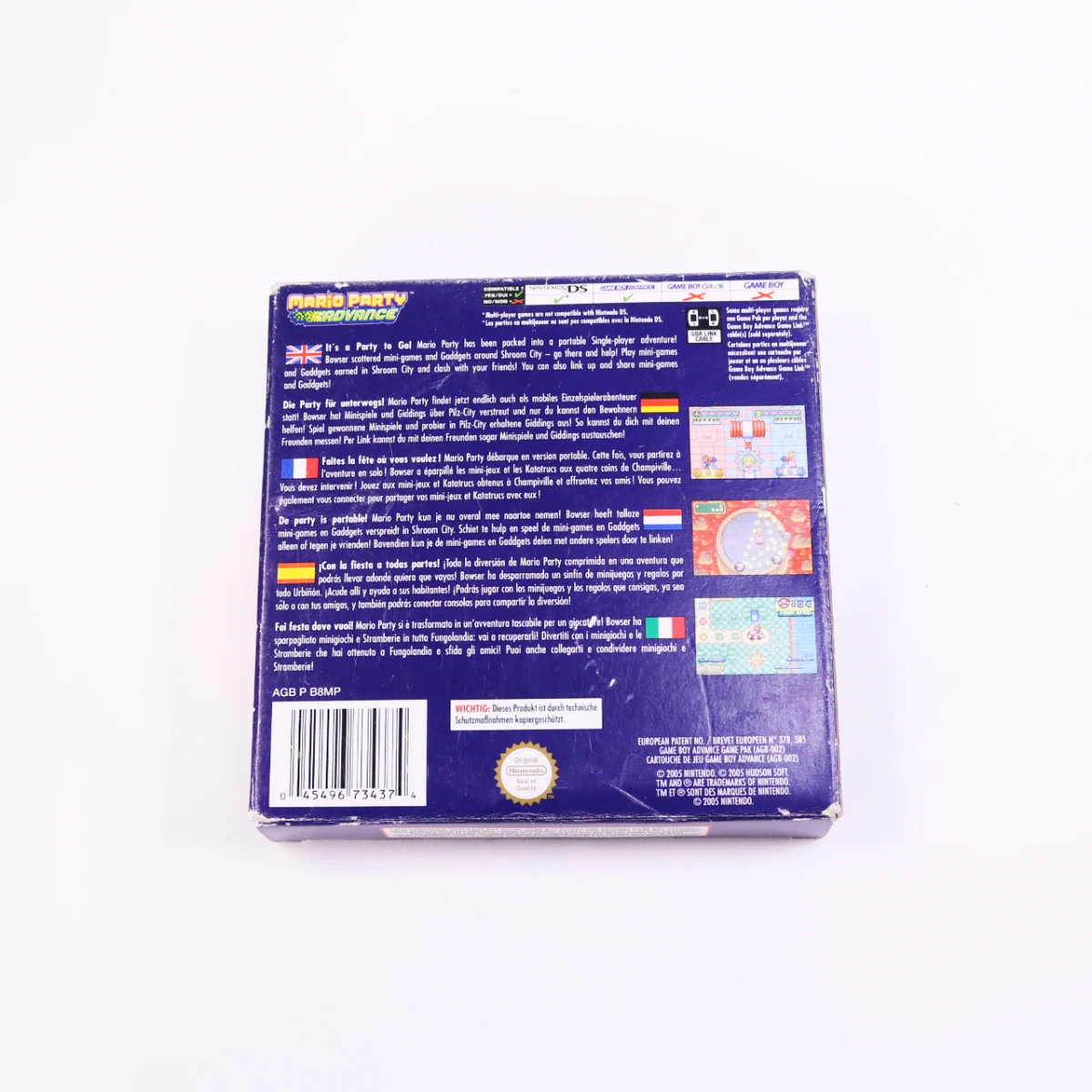 Game Boy Advance - Mario Party Advance - Boxed CIB - productfoto 2