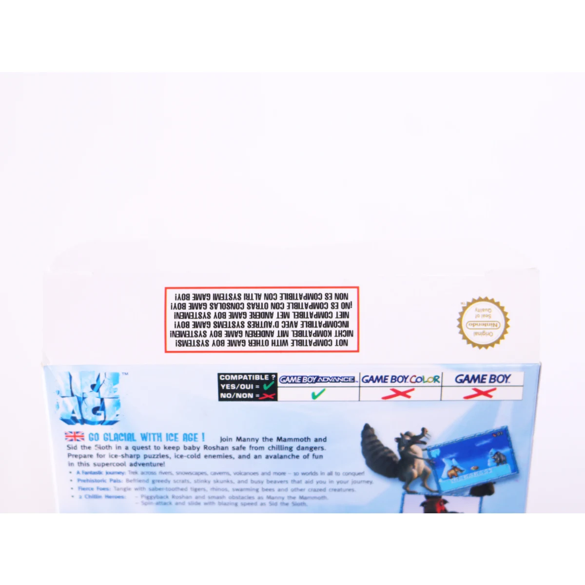 Game Boy Advance - Ice Age - Boxed CIB - productfoto 6