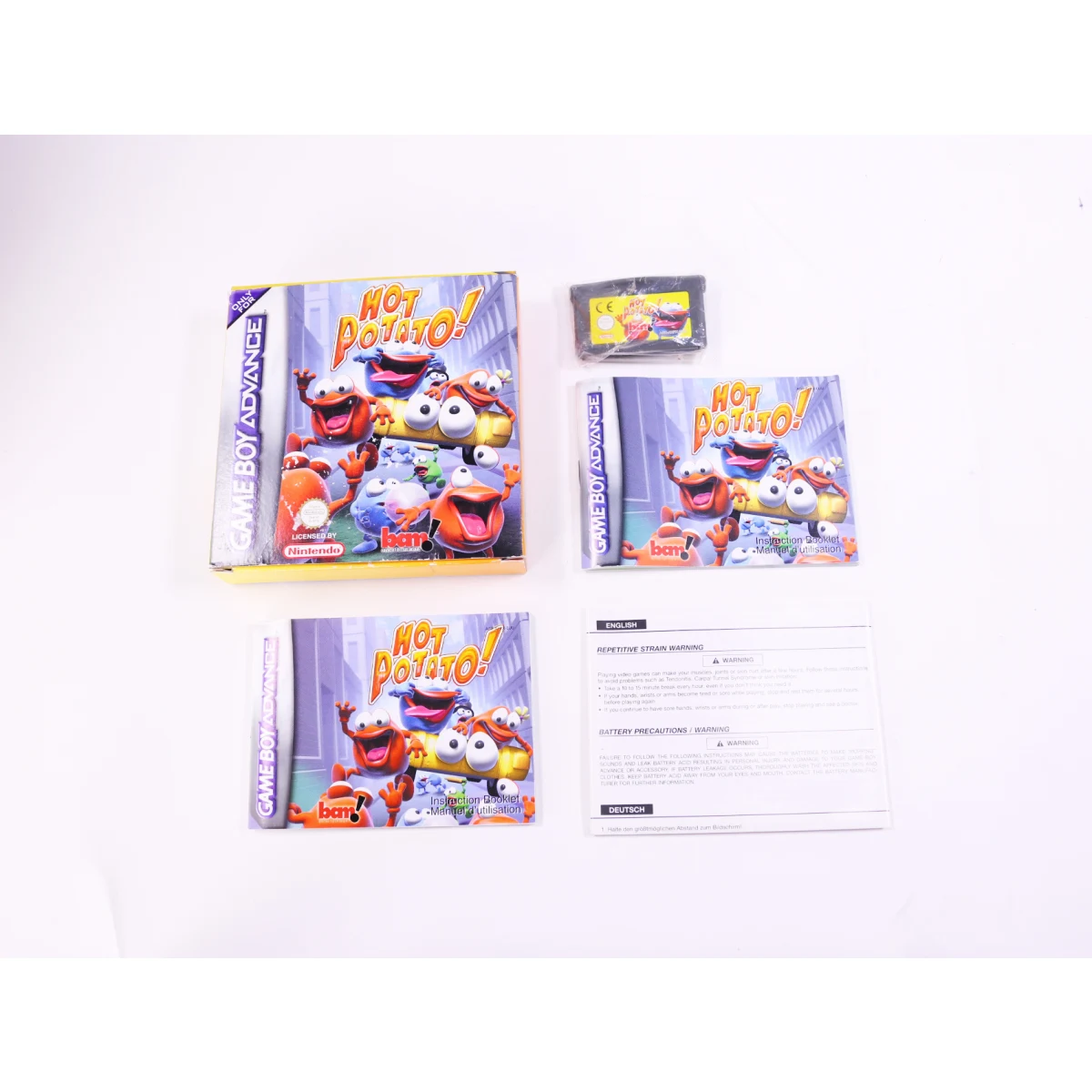Game Boy Advance - Hot Potato! - Boxed CIB - productfoto 9