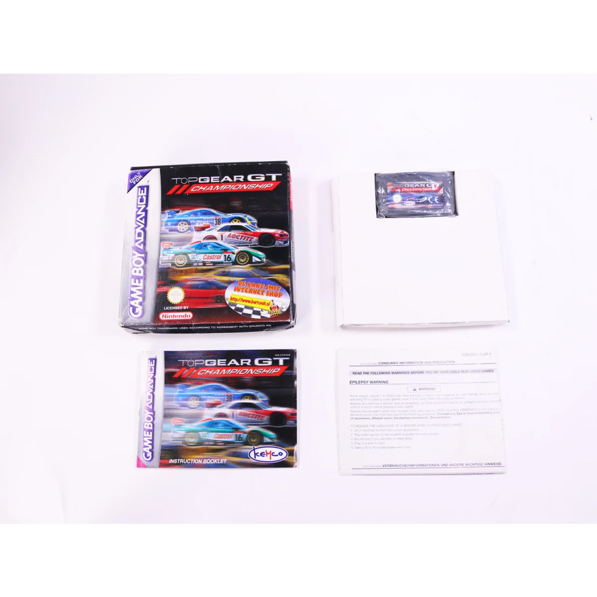 Game Boy Advance - Top Gear GT Championship - Boxed CIB - productfoto 9