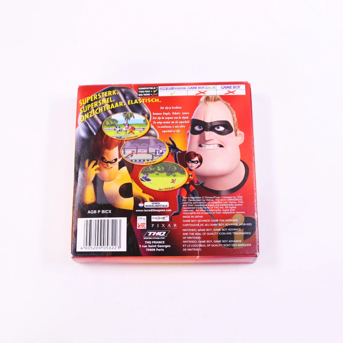 Game Boy Advance - The Incredibles - - Boxed CIB - productfoto 2