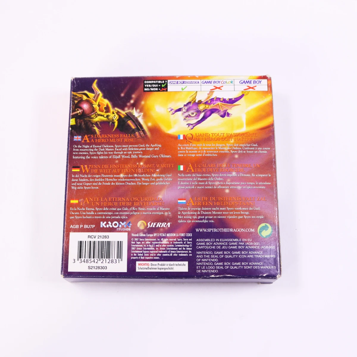 Game Boy Advance - The Legend of Spyro: The Eternal Night - Boxed CIB - productfoto 2
