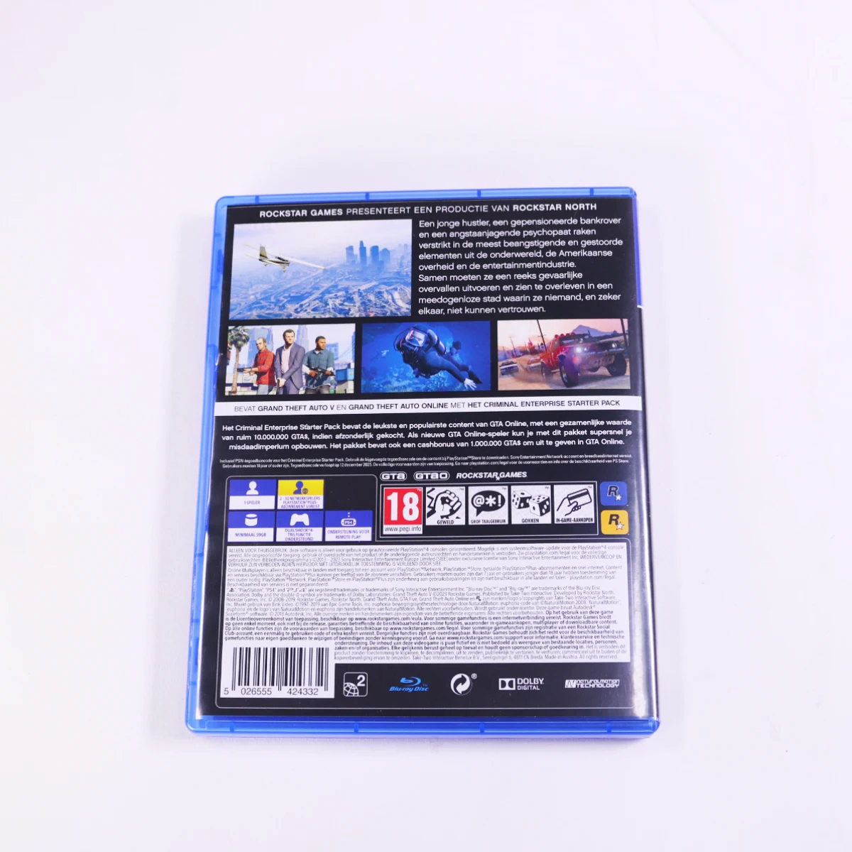 PlayStation 4 - Grand Theft Auto V [Premium Edition] [Gebruikt] - Gebruikt - productfoto 2