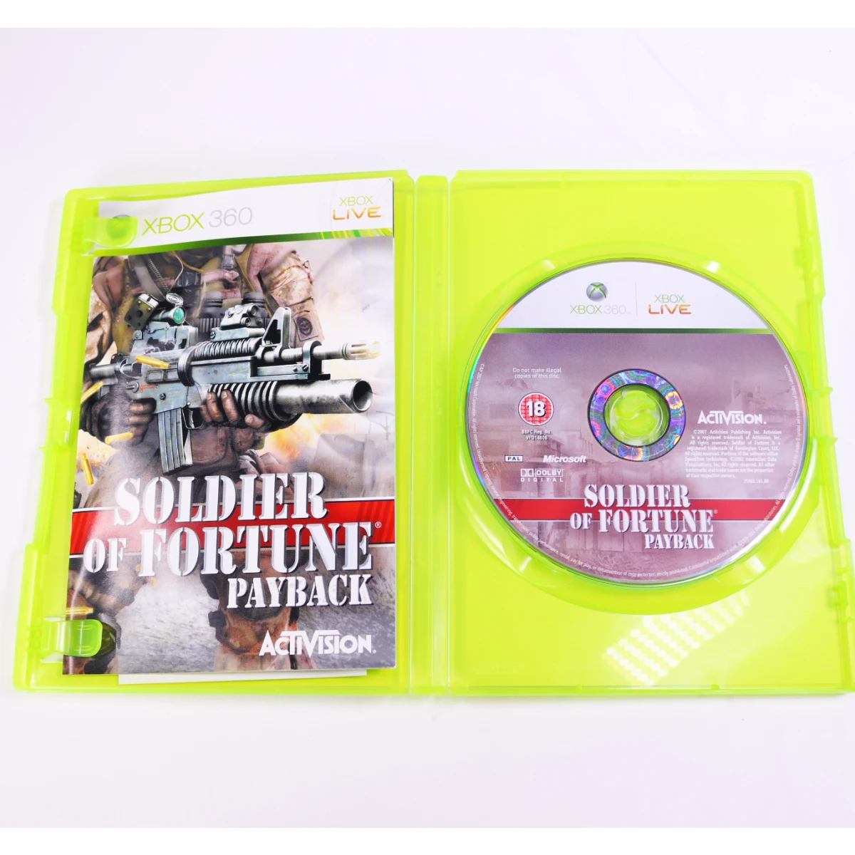 Xbox 360 - Soldier of Fortune: Payback - productfoto 3