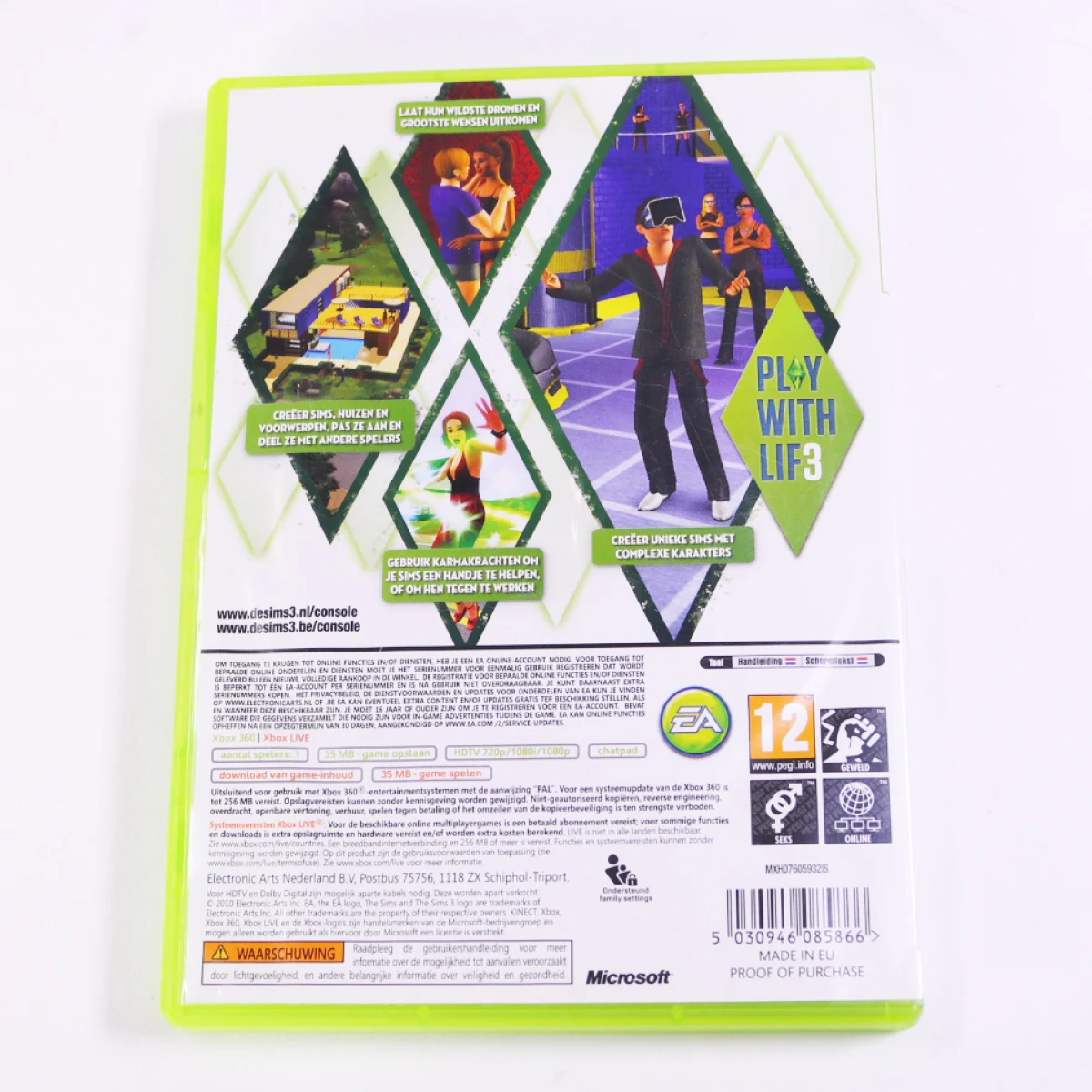Xbox 360 - The Sims 3 - productfoto 2