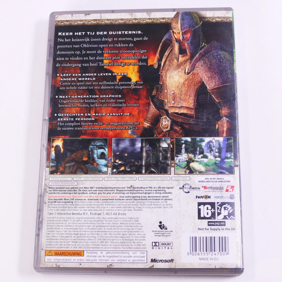 Xbox 360 - The Elder Scrolls IV: Oblivion [Classics] - productfoto 2
