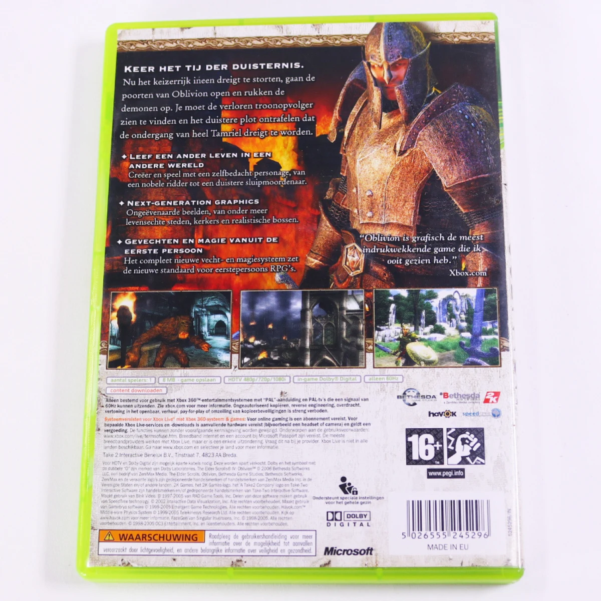 Xbox 360 - The Elder Scrolls IV: Oblivion - productfoto 2