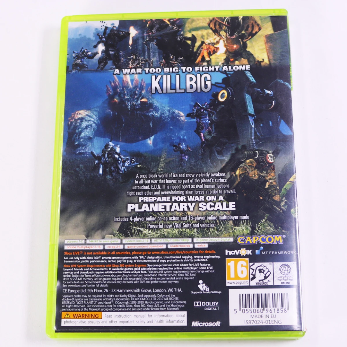 Xbox 360 - Lost Planet 2 - productfoto 2