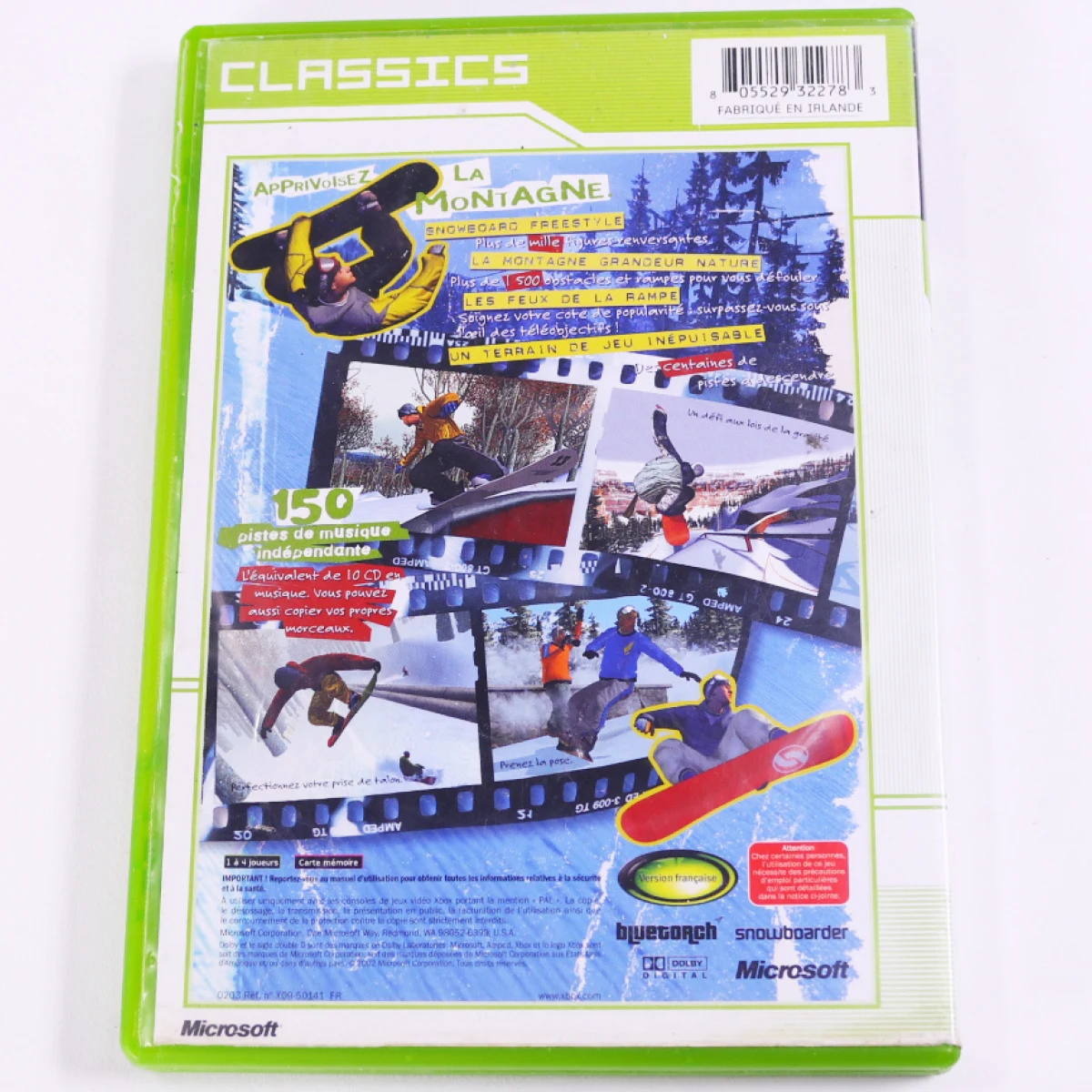 Xbox Classic - Amped: Freestyle Snowboarding - productfoto 2
