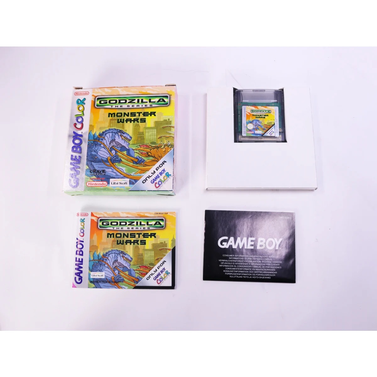 Game Boy Color - Godzilla: Monster Wars - Boxed CIB - productfoto 9