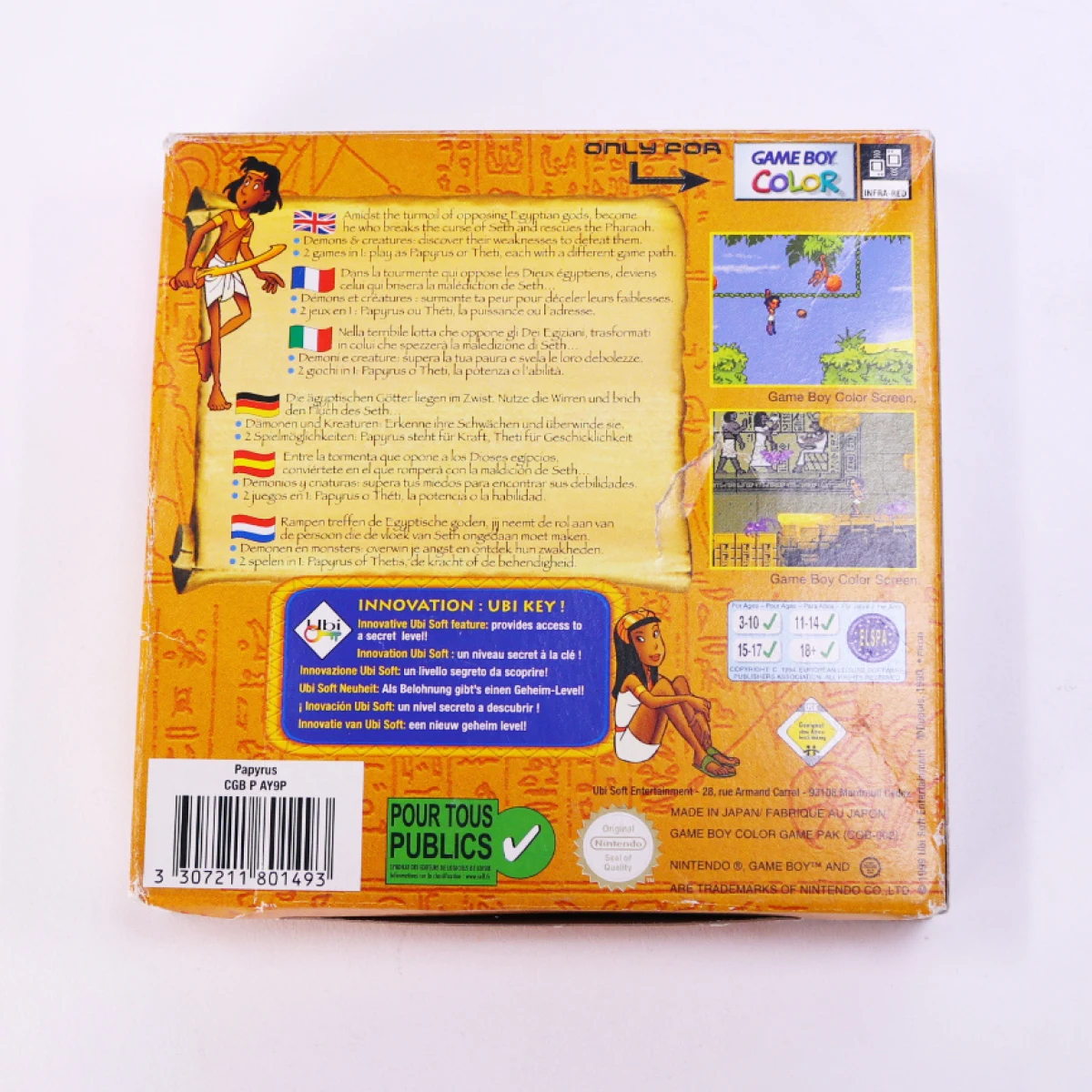 Game Boy Color - Papyrus - Boxed CIB - productfoto 2