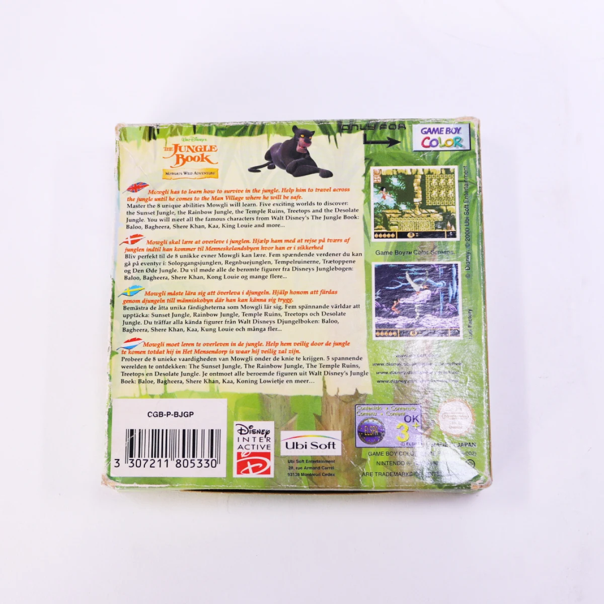 Game Boy Color - The Jungle Book: Mowgli's Wild Adventure - Boxed CIB - productfoto 2
