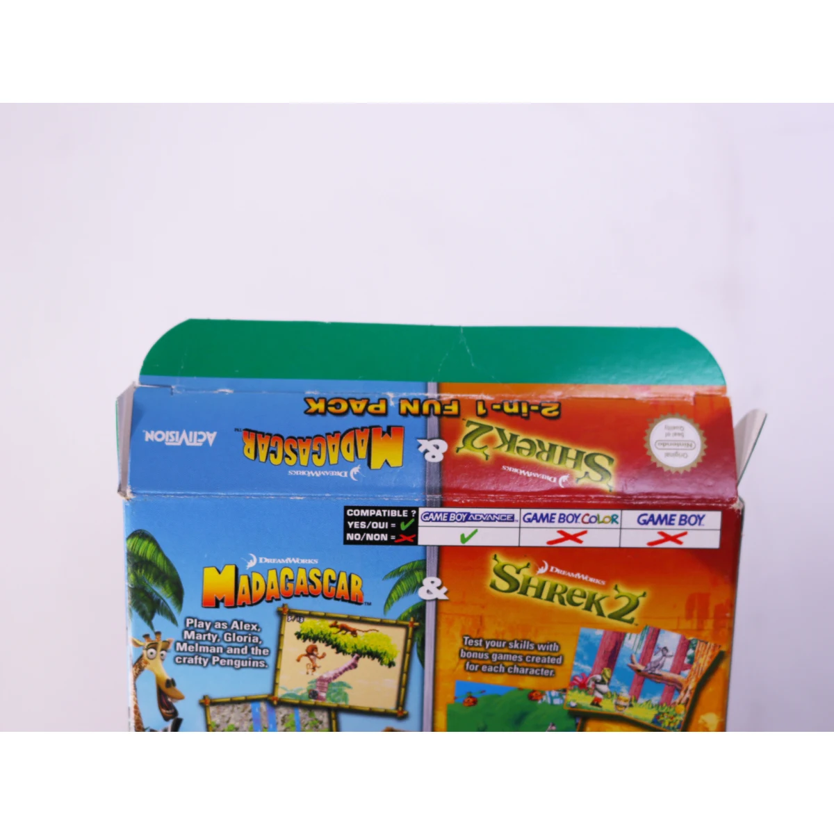 Game Boy Advance - Madagascar - Shrek 2 - Boxed CIB - productfoto 6
