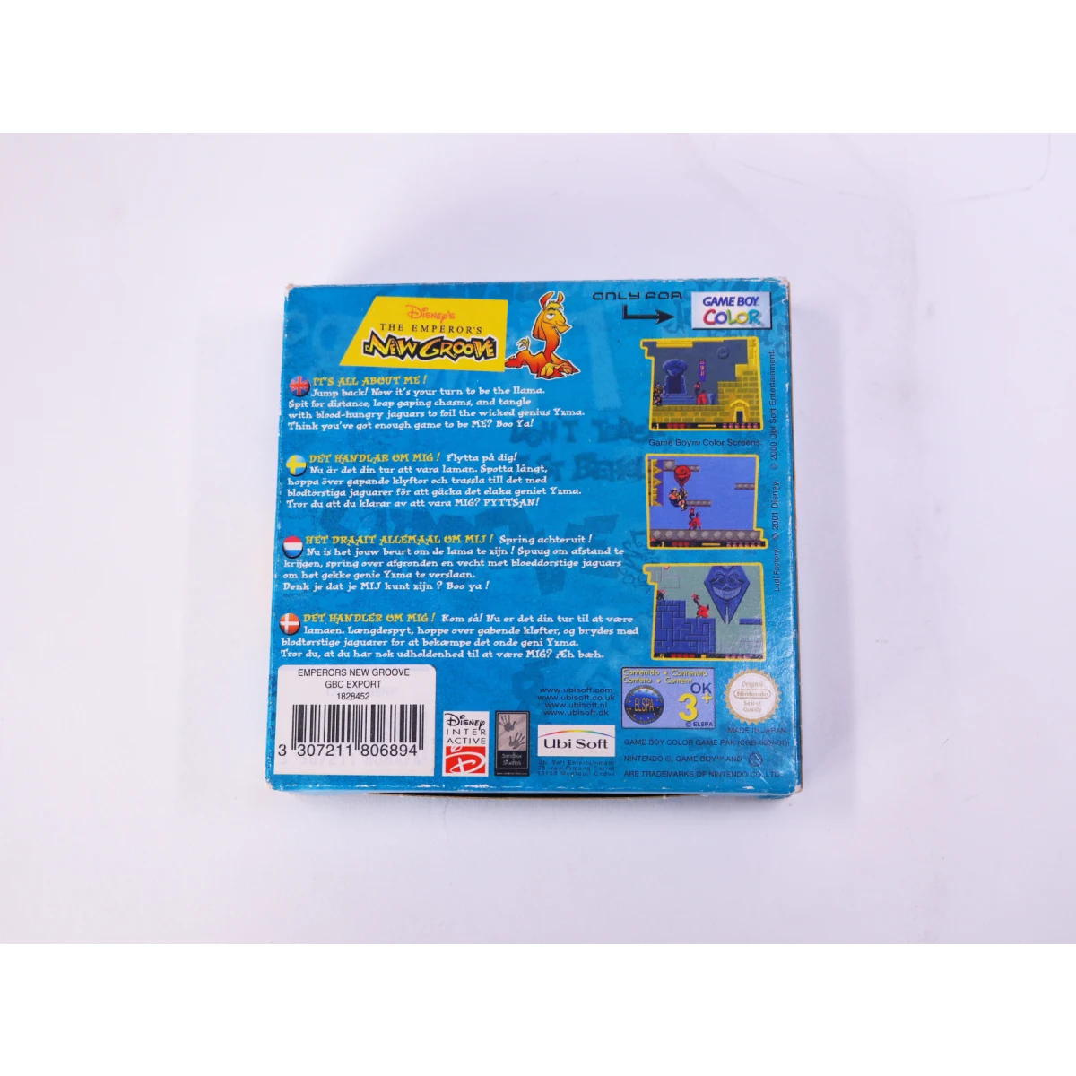 Game Boy Color - The Emperor's New Groove - Boxed CIB - Nieuw - productfoto 2