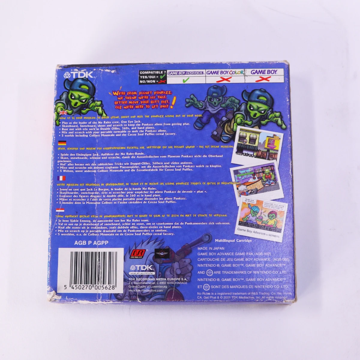 Game Boy Advance - No Rules: Get Phat - Boxed CIB - productfoto 2