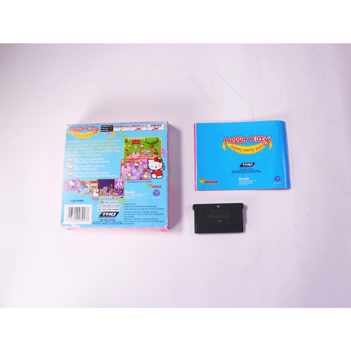 Game Boy Advance - Hello Kitty: Happy Party Pals - Boxed CIB - productfoto 9