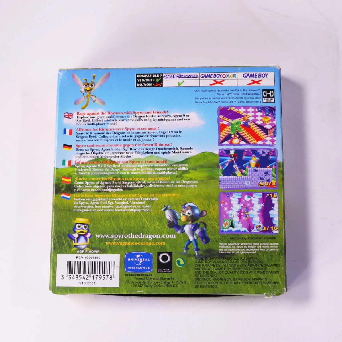 Game Boy Advance - Spyro: Attack of the Rhynocs - Boxed CIB - productfoto 2