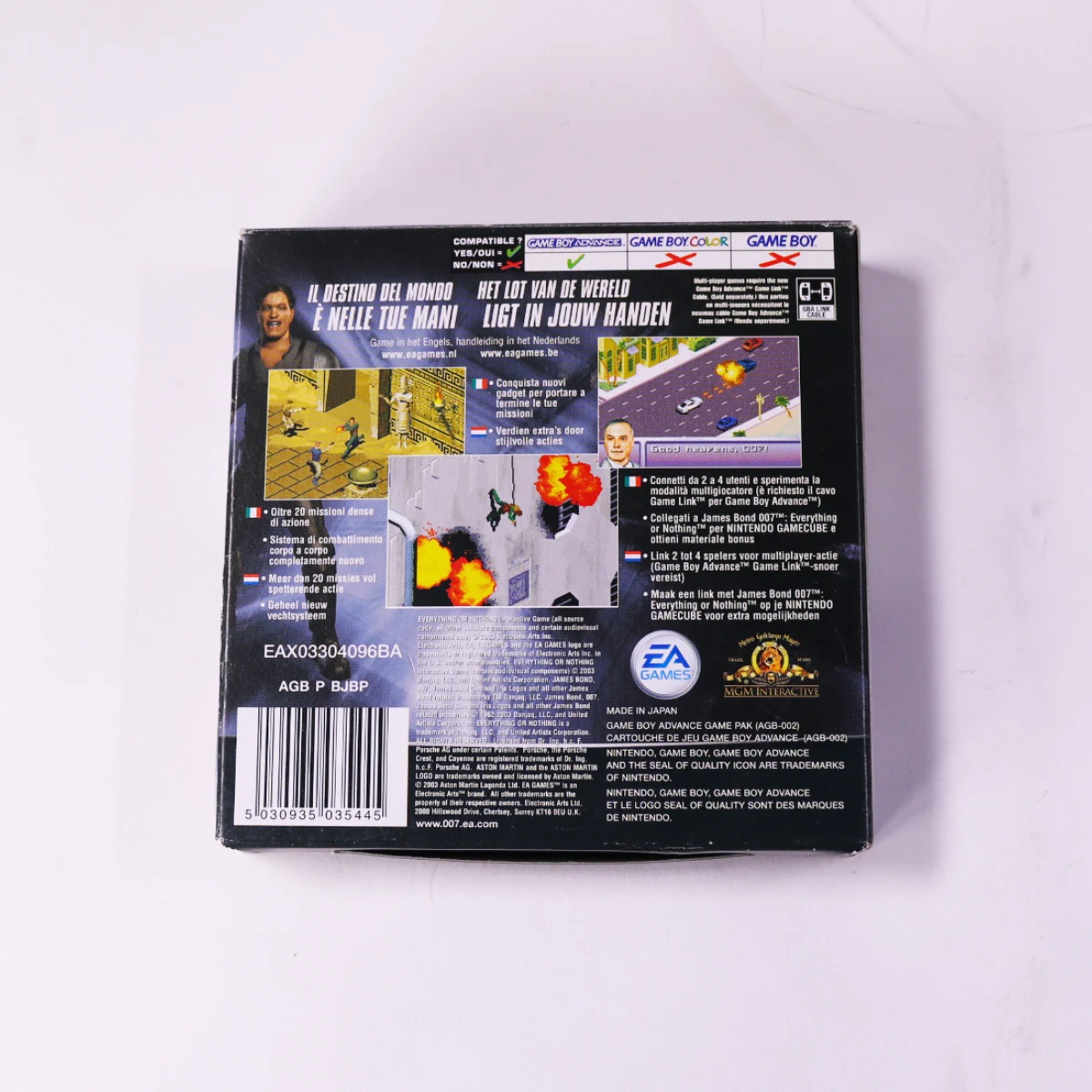 Game Boy Advance - 007: Everything or Nothing - Boxed CIB - productfoto 2