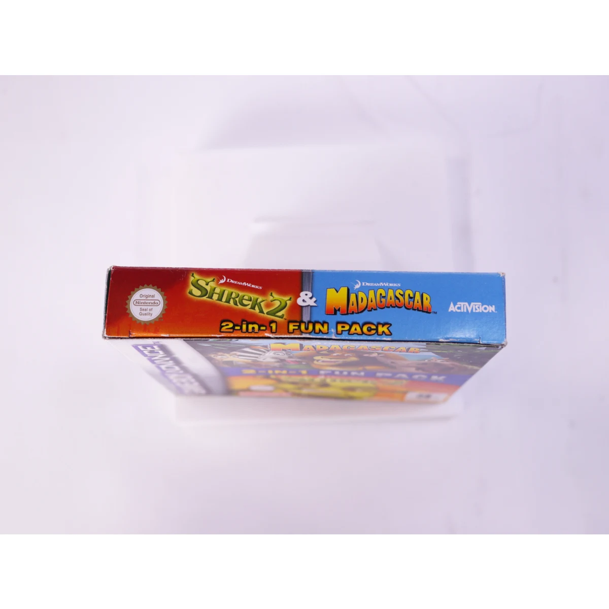 Game Boy Advance - 2 in 1 Fun Pack: Madagascar & Shrek 2 [CIB Boxed] - productfoto 5