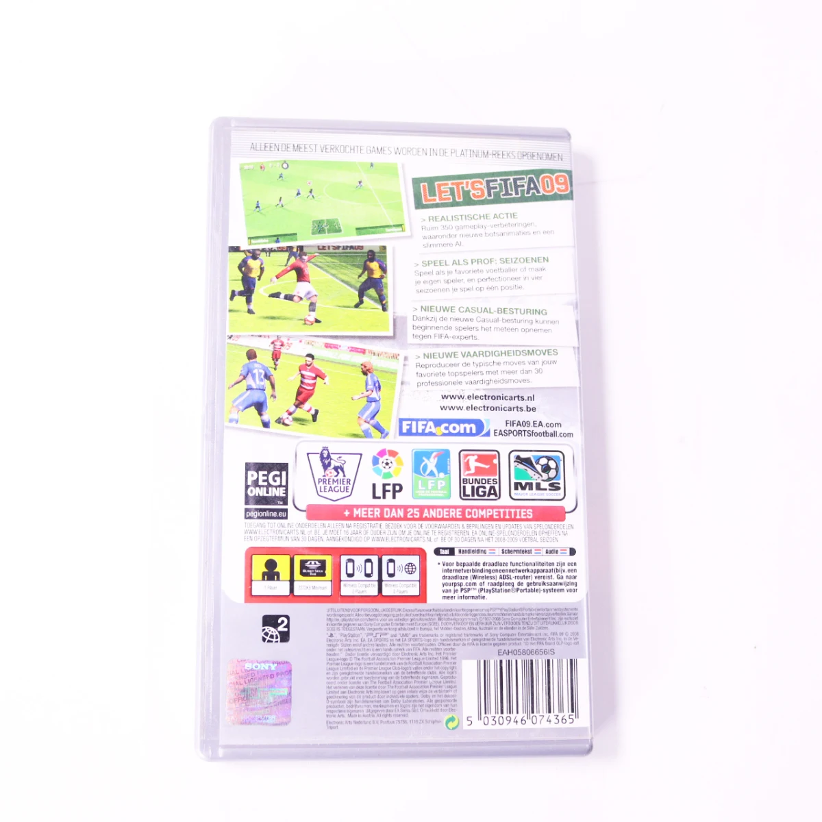 PSP - FIFA 09 [Platinum] [No Manual] - productfoto 2
