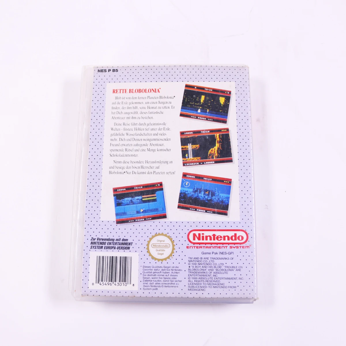 NES - A Boy and His Blob: Trouble on Blobolonia - Rental Boxed - productfoto 2