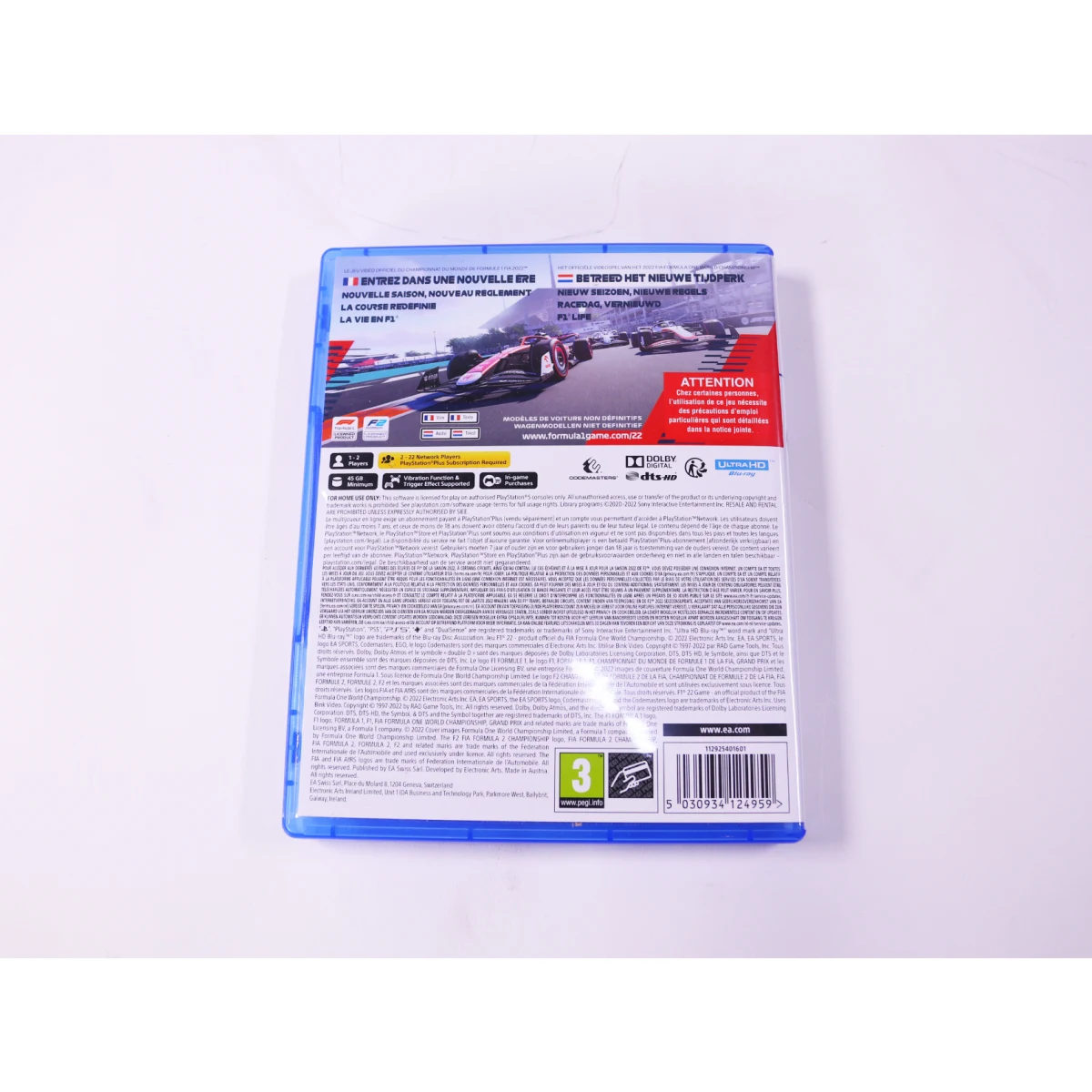 PlayStation 5 - F1 22 [gebruikt] - Gebruikt - productfoto 2