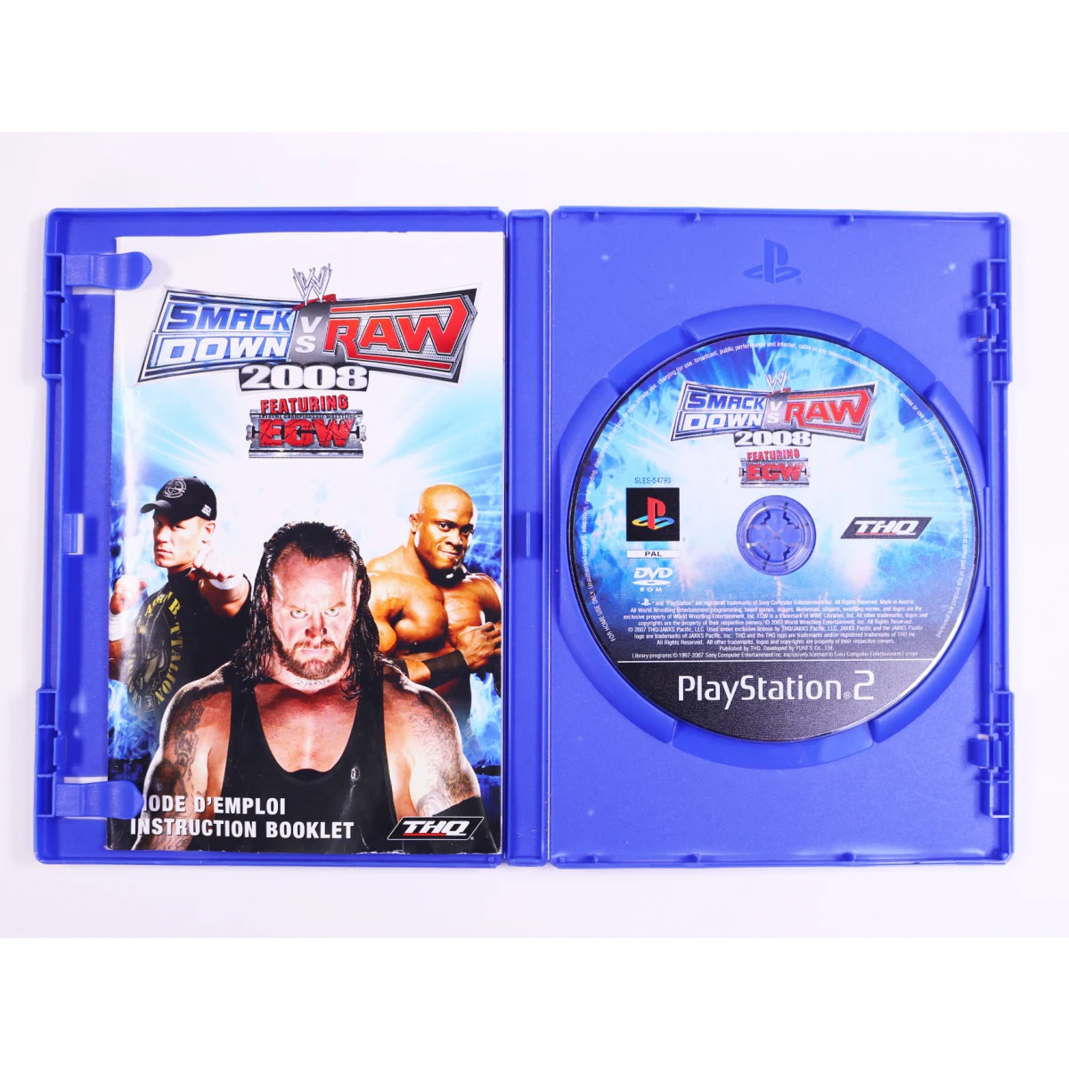 PlayStation 2 - WWE SmackDown vs. Raw 2008 - productfoto 2