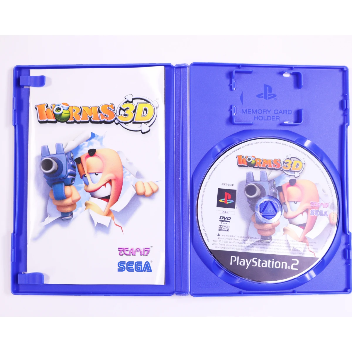 PlayStation 2 - Worms 3D - productfoto 3