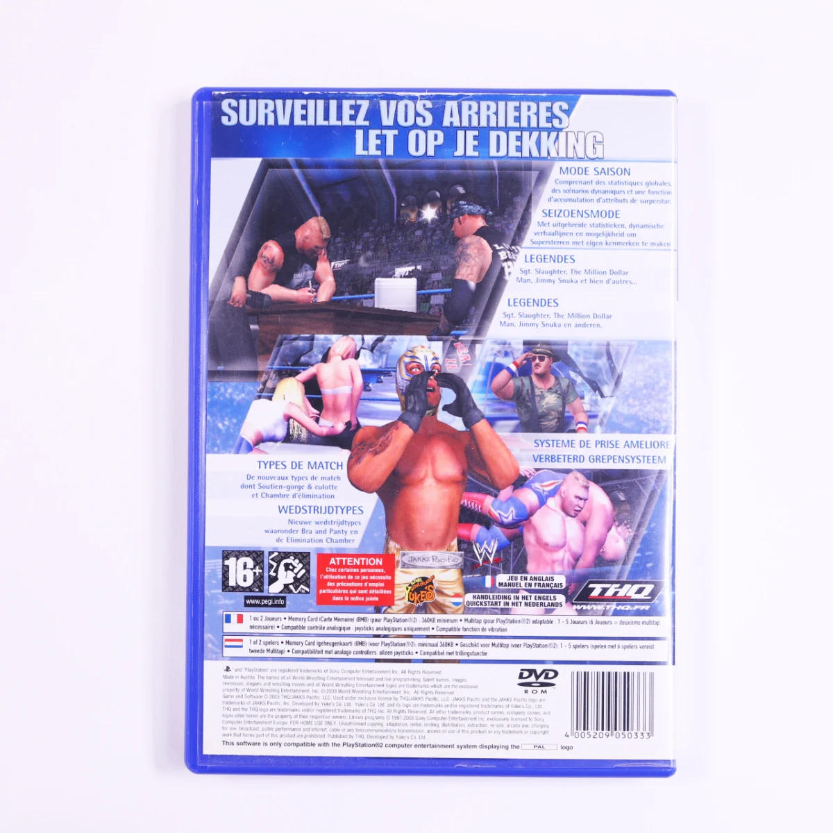PlayStation 2 - WWE SmackDown! Here Comes the Pain - productfoto 3