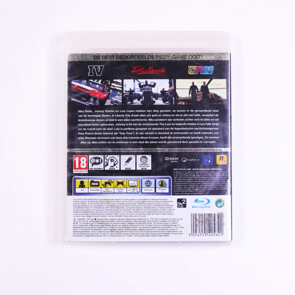 PlayStation 3 - Grand Theft Auto: Episodes from Liberty City - The Complete Edition - productfoto 3