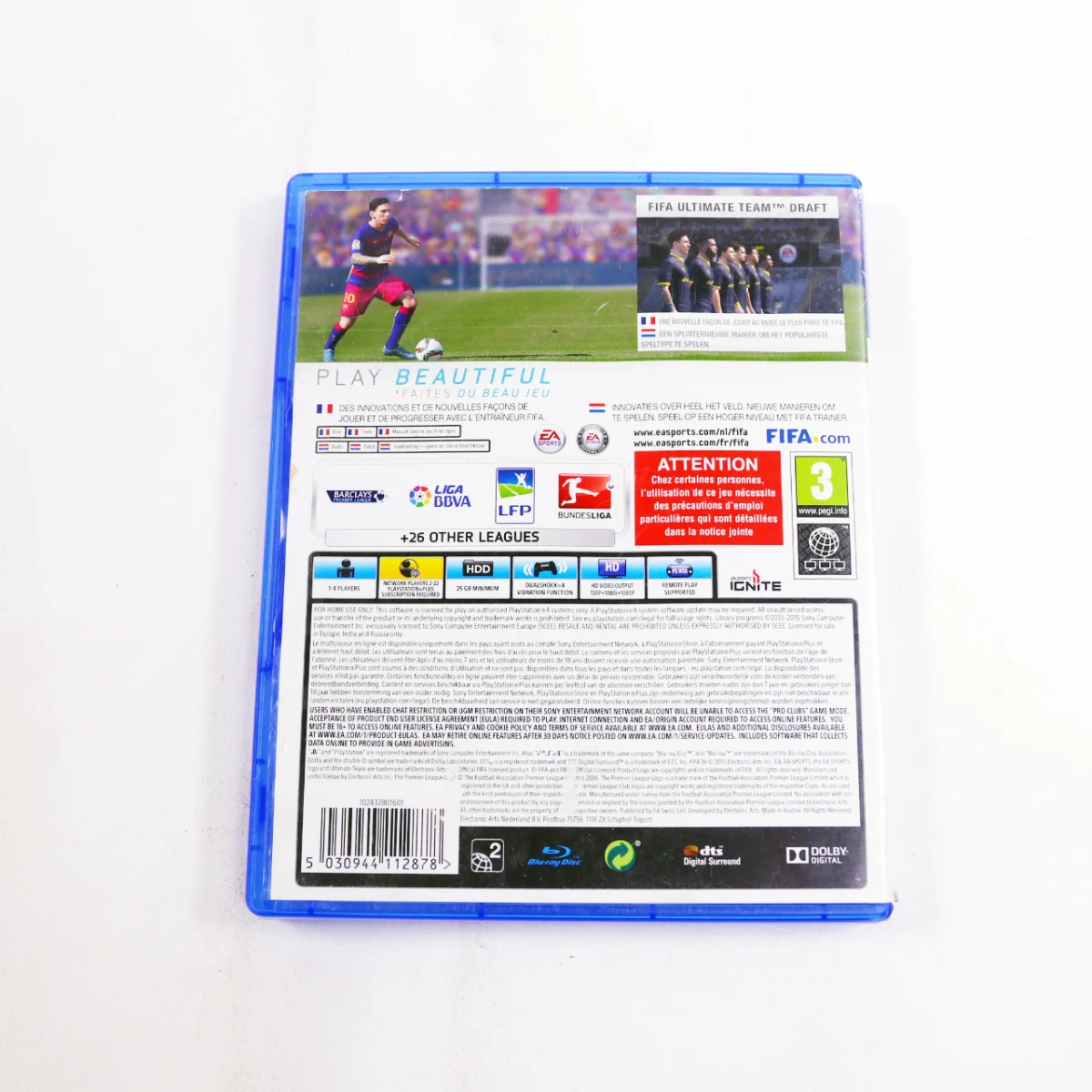 Playstation 4 - Fifa 16 [No Manual] [Gebruikt] - Gebruikt - productfoto 3