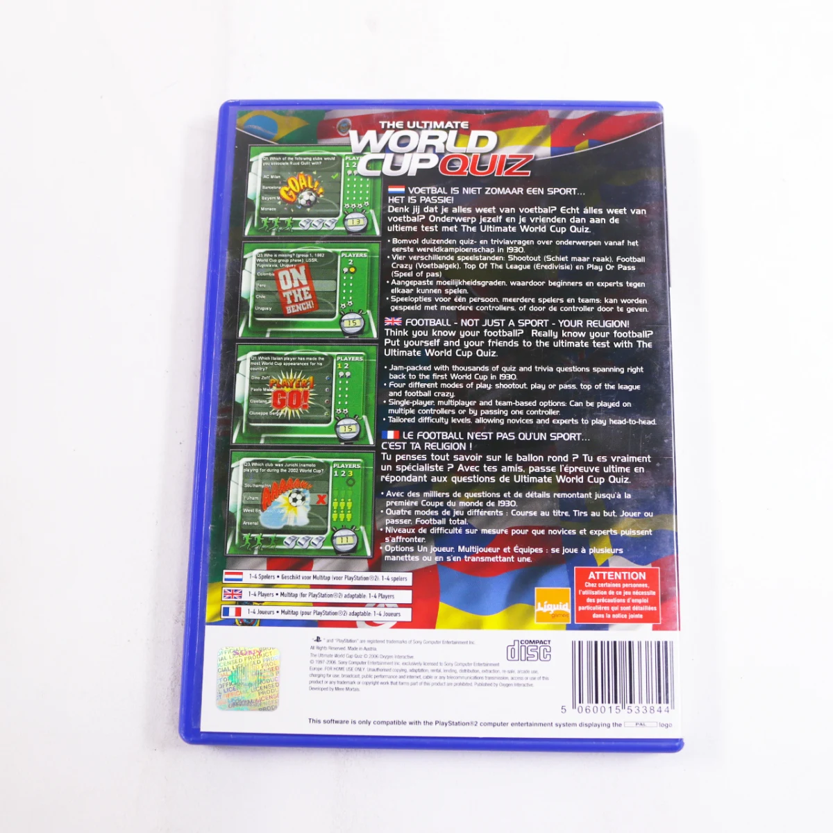 PlayStation 2 - World Cup Quiz - productfoto 3