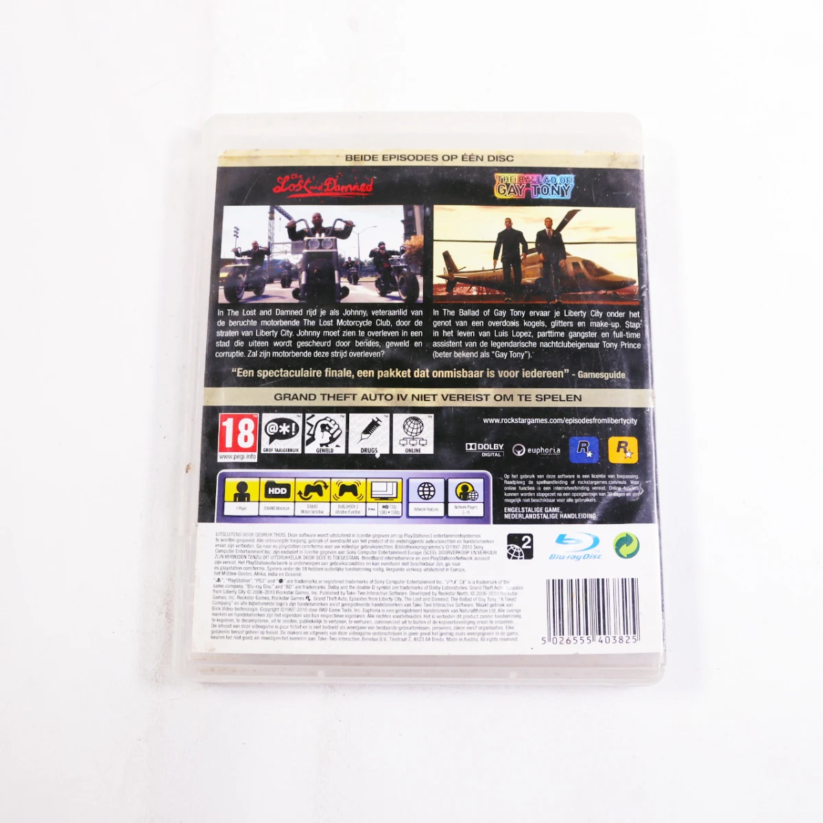 PlayStation 3 - Grand Theft Auto: Episodes from Liberty City [No Manual] - productfoto 3