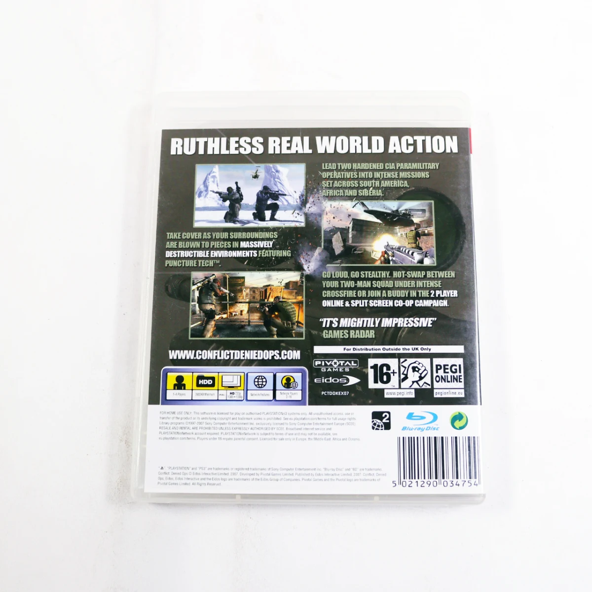 PlayStation 3 - Conflict: Denied Ops - productfoto 3