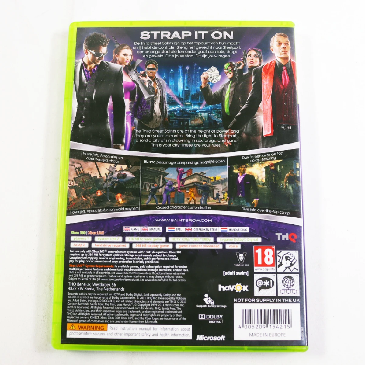 Xbox 360 - Saints Row: The Third - productfoto 2