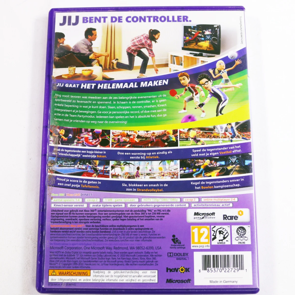 Xbox 360 - Kinect Sports - productfoto 2