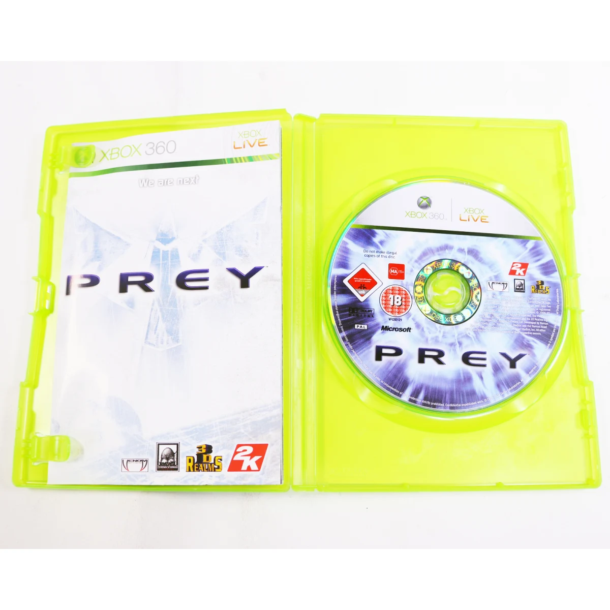 Xbox 360 - Prey - Human Head Studios - productfoto 3