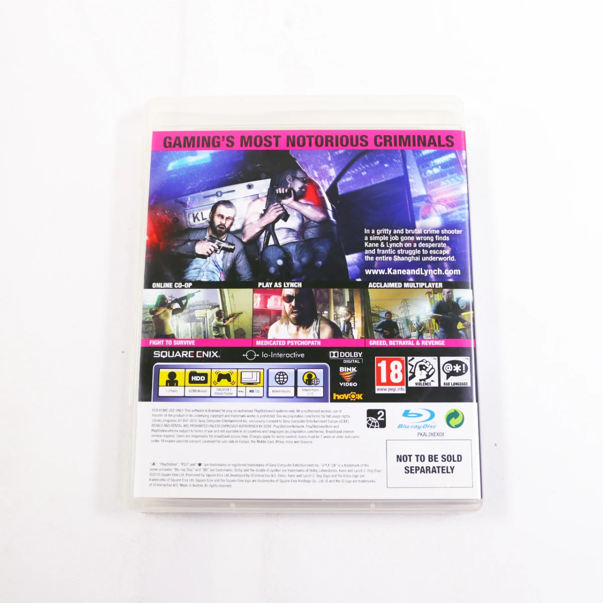 PlayStation 3 - Kane & Lynch 2: Dog Days [Limited Edition] - productfoto 3