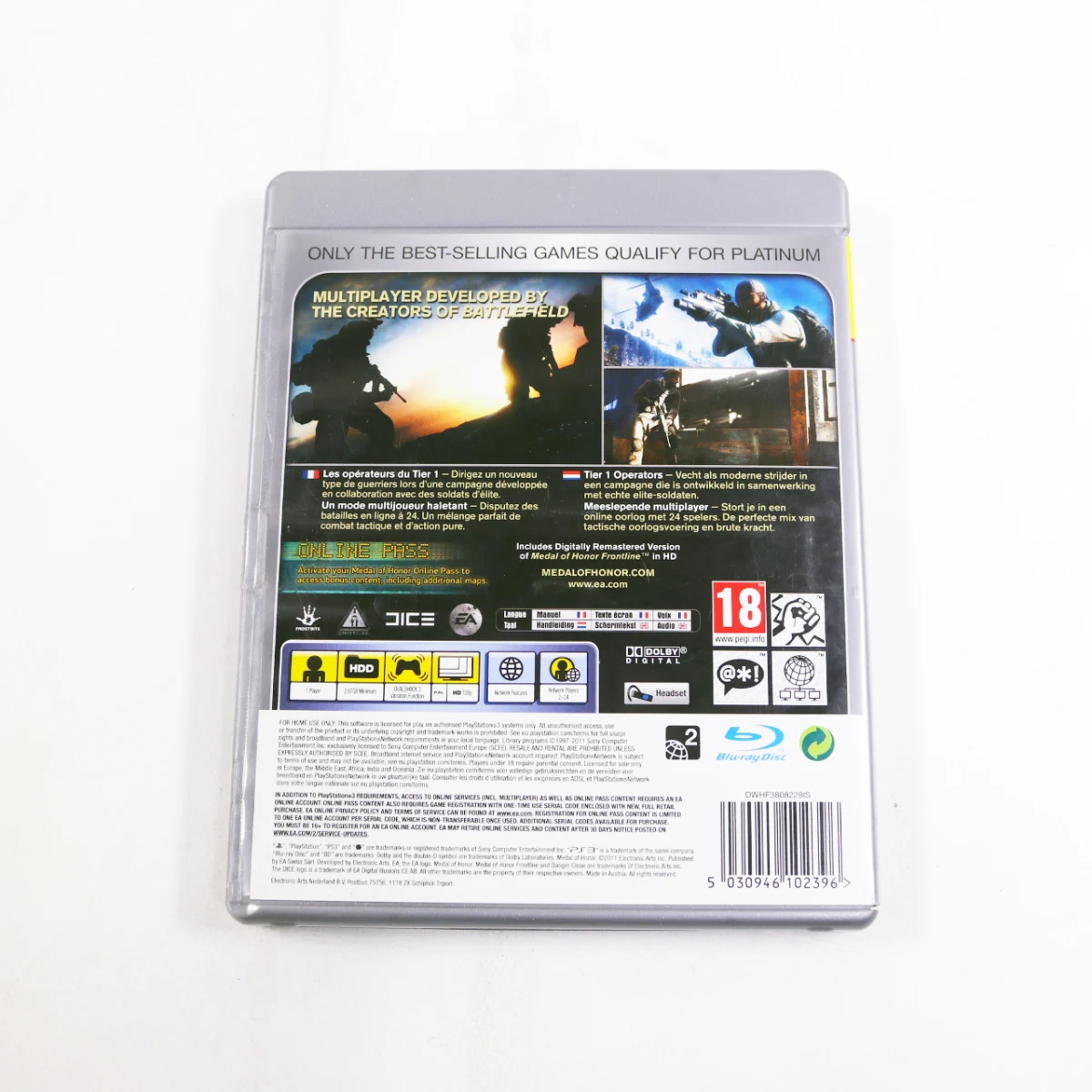 PlayStation 3 - Medal of Honor [Platinum] - productfoto 3
