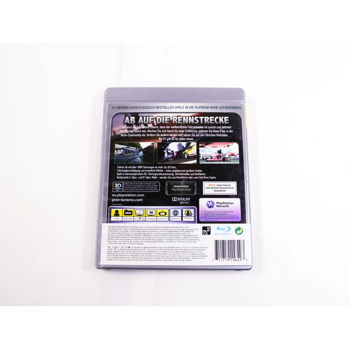 PlayStation 3 - Gran Turismo 5 [Platinum] [No Manual] - productfoto 3