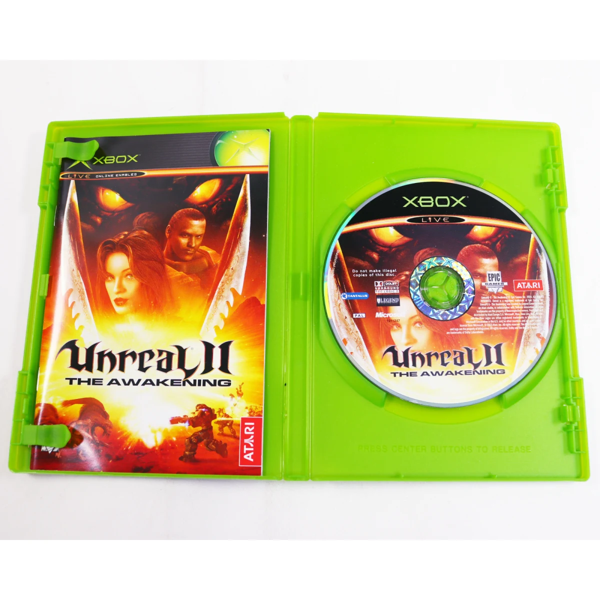 Xbox Classic - Unreal II: The Awakening - productfoto 2